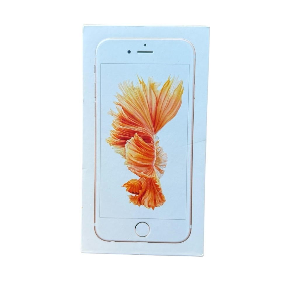 EMPTY BOX ONLY Apple iPhone 6S Genuine Apple Rose Gold 64GB Box Sticker Decal